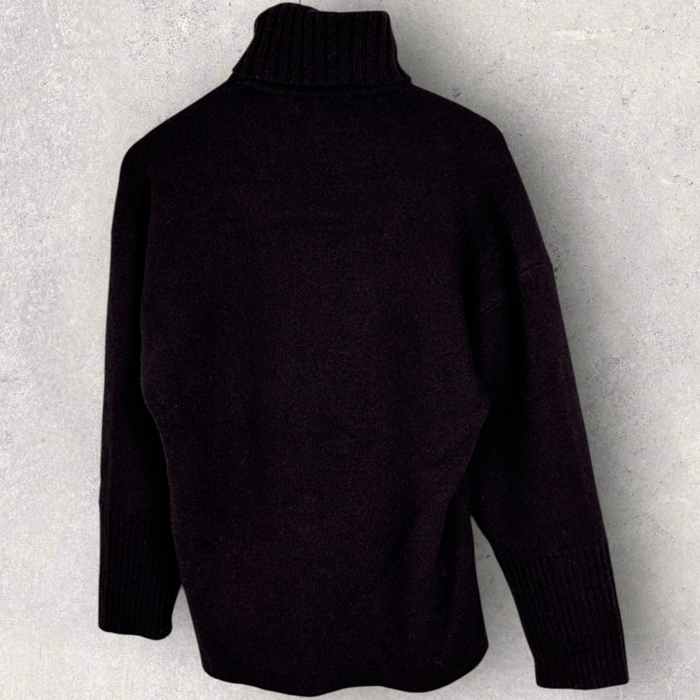 Proenza Schouler Sandra Turtleneck Sweater Eco Doubleface Cashmere Purple Sz XS - Picture 3 of 12